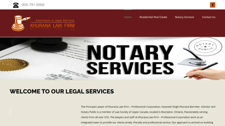 KHURANA LAW FIRM - Brampton, ON KHURANA LAW FIRM - Brampton, ON