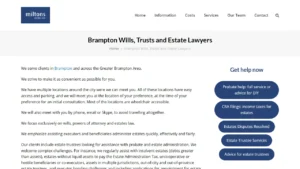 Miltons Estates Law (Ontario Probate) - Brampton, ON Miltons Estates Law (Ontario Probate) - Brampton, ON