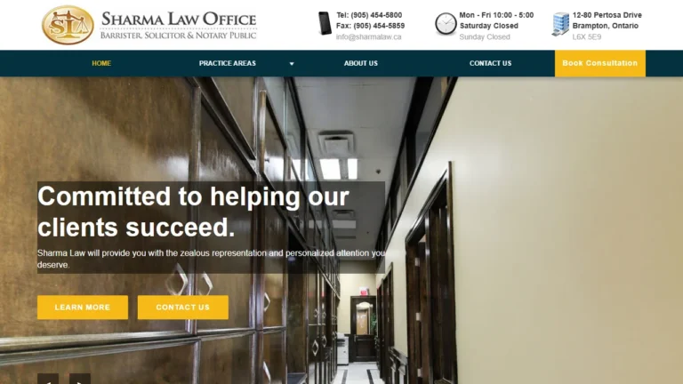 Sharma Law Office - Brampton, ON Sharma Law Office - Brampton, ON