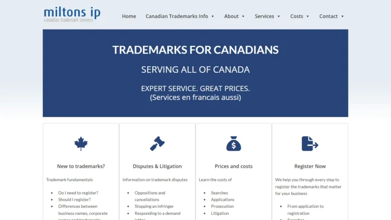 Miltons IP - Trademark Agents - Brampton, ON Miltons IP - Trademark Agents - Brampton, ON