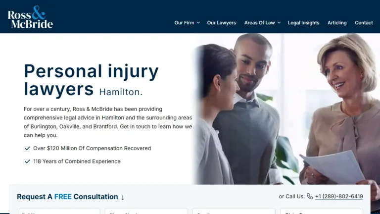Ross & McBride - Personal Injury Lawyers - Hamilton, ON Ross & McBride - Personal Injury Lawyers - Hamilton, ON