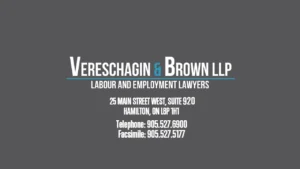 Vereschagin & Brown LLP - Hamilton, ON Vereschagin & Brown LLP - Hamilton, ON