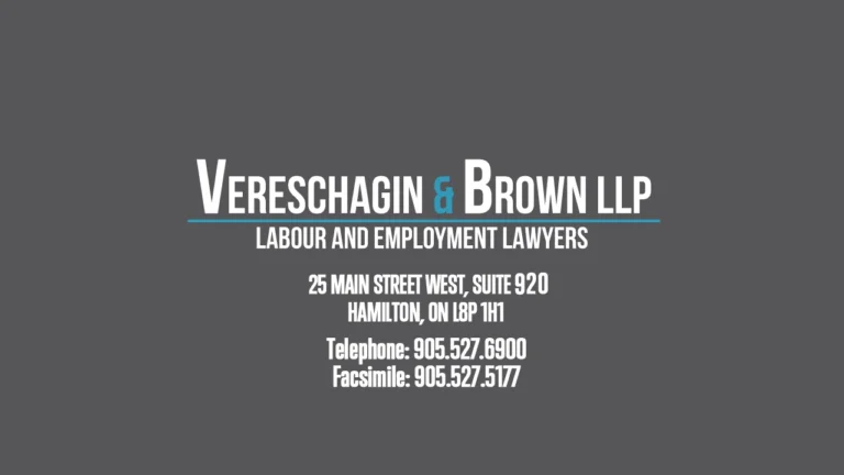 Vereschagin & Brown LLP - Hamilton, ON Vereschagin & Brown LLP - Hamilton, ON