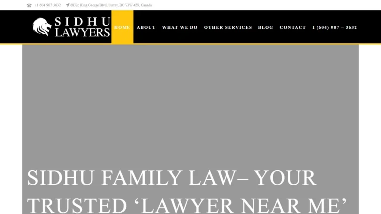 Sidhu Family Law - Surrey, BC Sidhu Family Law - Surrey, BC