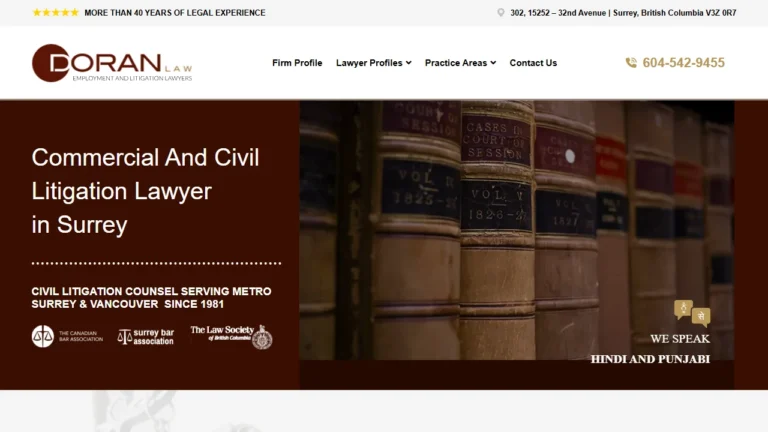 Doran Law | Litigation Lawyers - Surrey, BC Doran Law | Litigation Lawyers - Surrey, BC