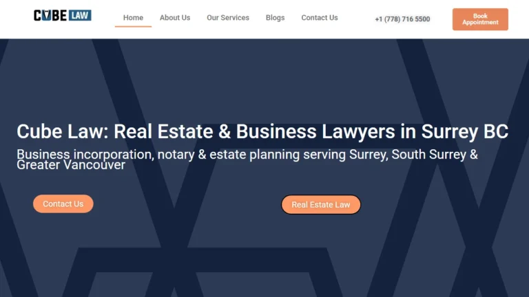 Cube Law Corporation - Surrey, BC Cube Law Corporation - Surrey, BC