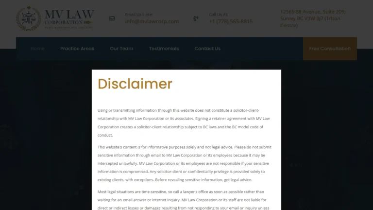 MV Law Corporation - Surrey, BC MV Law Corporation - Surrey, BC
