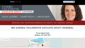 Me Sandra Villeneuve Avocate Droit Criminel - Québec City, QC Me Sandra Villeneuve Avocate Droit Criminel - Québec City, QC