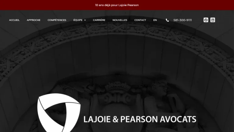 Lajoie & Pearson Avocats - Québec City, QC Lajoie & Pearson Avocats - Québec City, QC