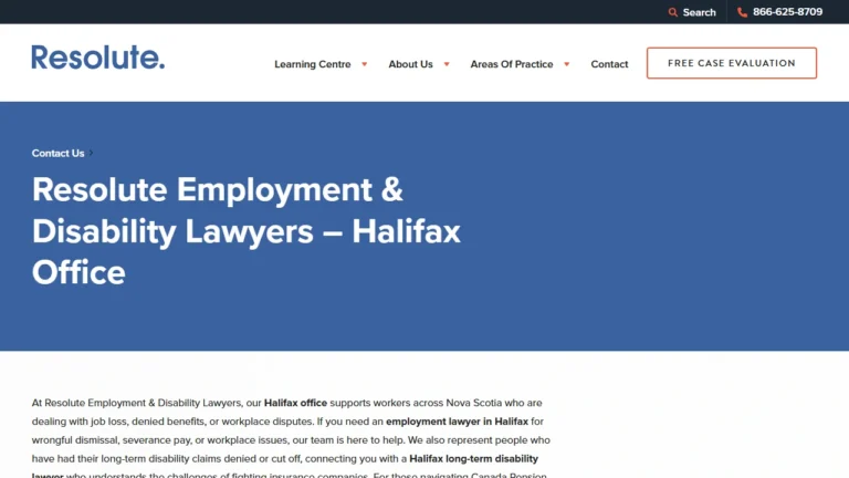 Resolute Employment & Disability Lawyers - Halifax, NS Resolute Employment & Disability Lawyers - Halifax, NS
