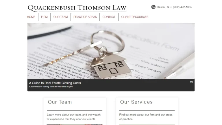 Quackenbush Thomson Law - Halifax, NS Quackenbush Thomson Law - Halifax, NS