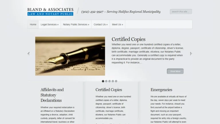 Bland & Associates - Halifax, NS Bland & Associates - Halifax, NS