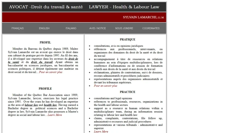 Justice et Droit - Avocat Sylvain Lamarche - Laval, QC Justice et Droit - Avocat Sylvain Lamarche - Laval, QC