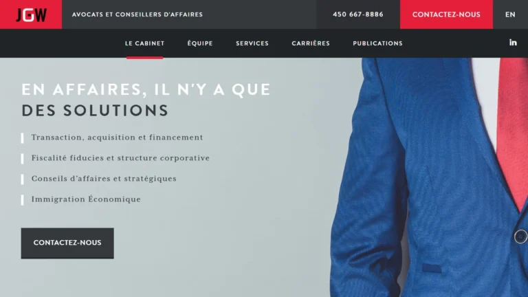 JGW Avocats et conseillers d'affaires - Laval, QC JGW Avocats et conseillers d'affaires - Laval, QC
