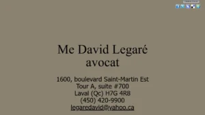 Me David Légaré - Attorney - Laval, QC Me David Légaré - Attorney - Laval, QC