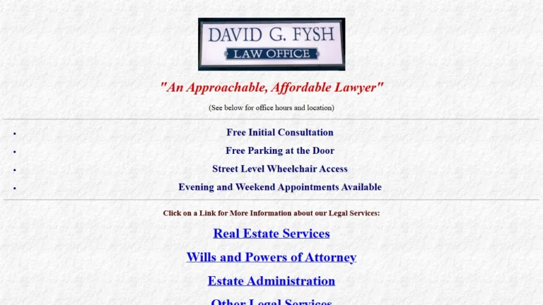 David Fysh Law Office - London, ON David Fysh Law Office - London, ON