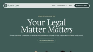 Amin Law Professional Corporation - London, ON Amin Law Professional Corporation - London, ON