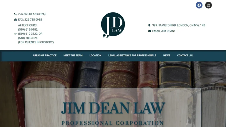 Jim Dean Law Professional Corporation - London, ON Jim Dean Law Professional Corporation - London, ON