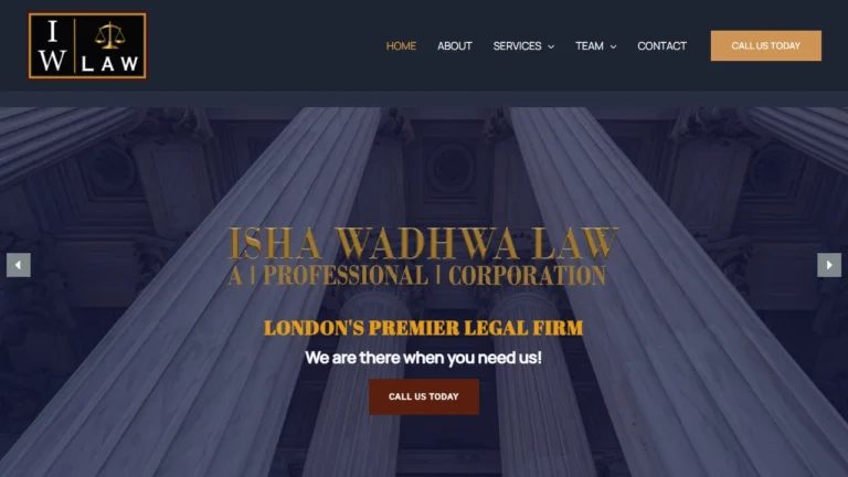 ISHA WADHWA LAW Professional Corporation - London, ON ISHA WADHWA LAW Professional Corporation - London, ON