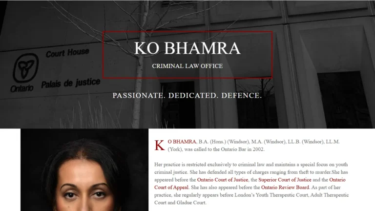 Ko Bhamra Criminal Law Office - London, ON Ko Bhamra Criminal Law Office - London, ON