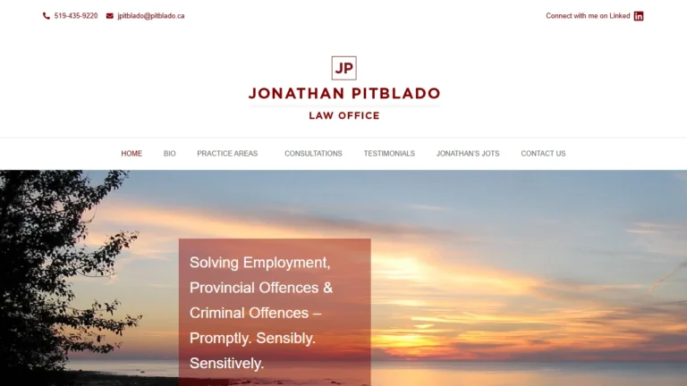 J Pitblado Law Office - London, ON J Pitblado Law Office - London, ON