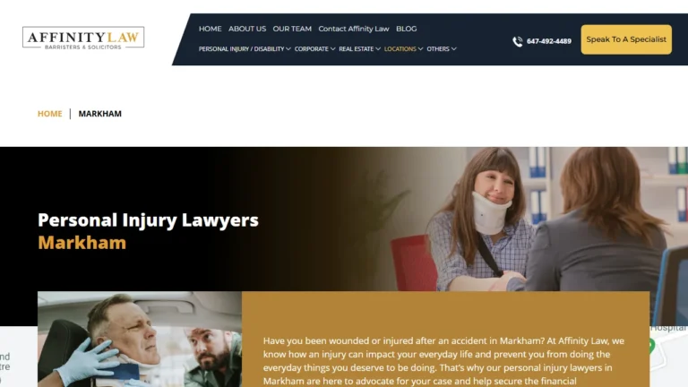Affinity Law Personal Injury Lawyers Markham - Markham, ON Affinity Law Personal Injury Lawyers Markham - Markham, ON