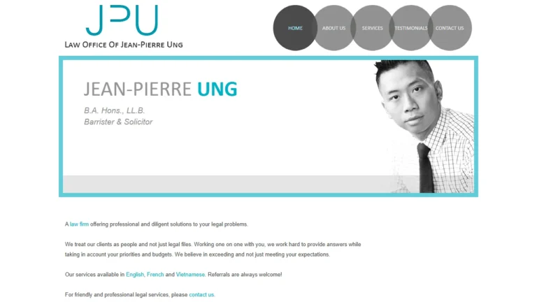 Law Office of Jean-Pierre Ung - Markham, ON Law Office of Jean-Pierre Ung - Markham, ON