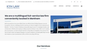 KYH Law Professional Corporation - Markham, ON KYH Law Professional Corporation - Markham, ON