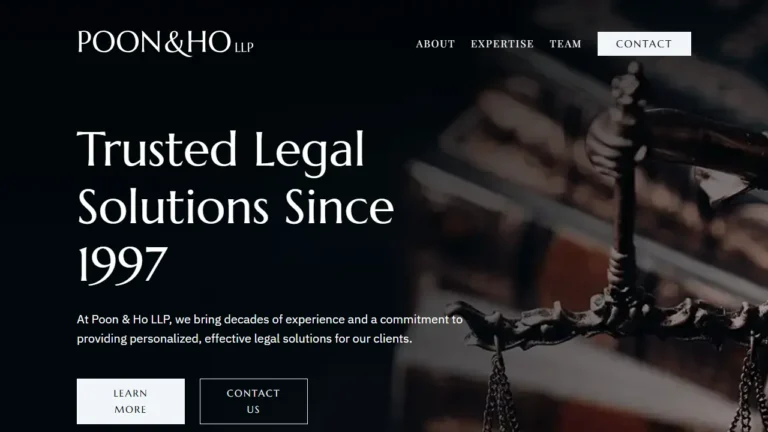Poon & Ho LLP - Markham, ON Poon & Ho LLP - Markham, ON