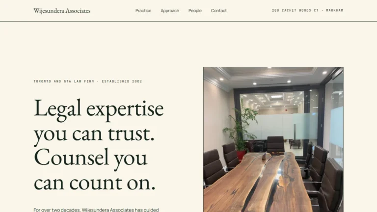 Wijesundera Associates - Markham, ON Wijesundera Associates - Markham, ON