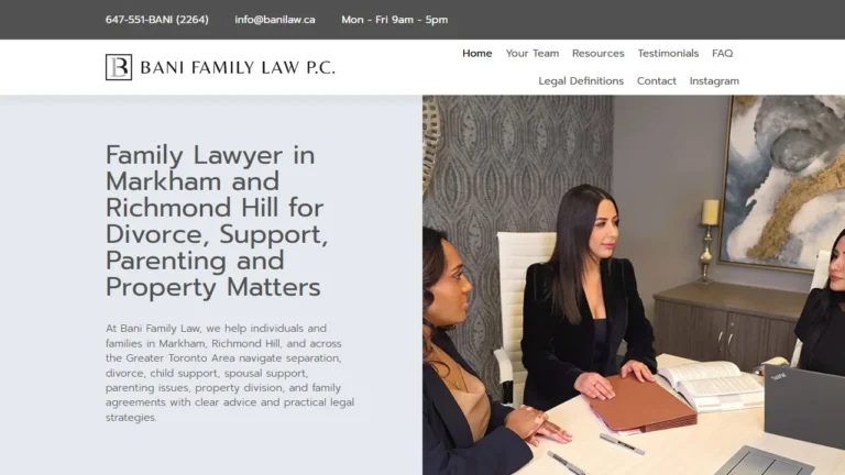 Bani Family Law P.C. - Markham, ON Bani Family Law P.C. - Markham, ON