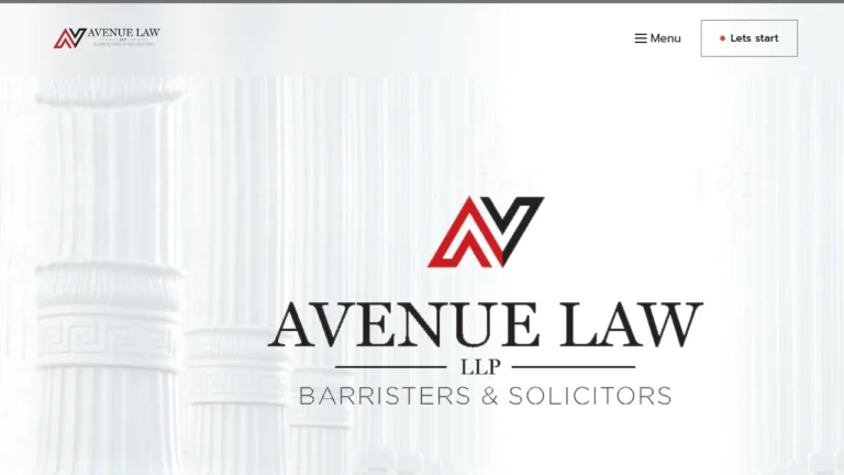 AVENUE LAW LLP - Vaughan, ON AVENUE LAW LLP - Vaughan, ON