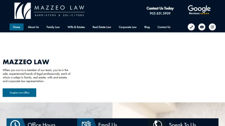 Mazzeo Law Barristers & Solicitors - Vaughan, ON Mazzeo Law Barristers & Solicitors - Vaughan, ON