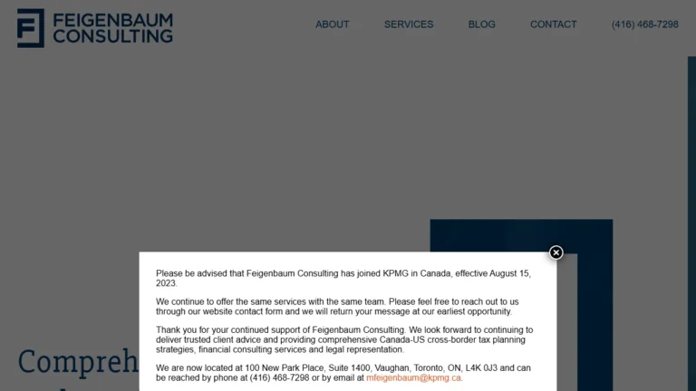 Feigenbaum Consulting - Vaughan, ON Feigenbaum Consulting - Vaughan, ON