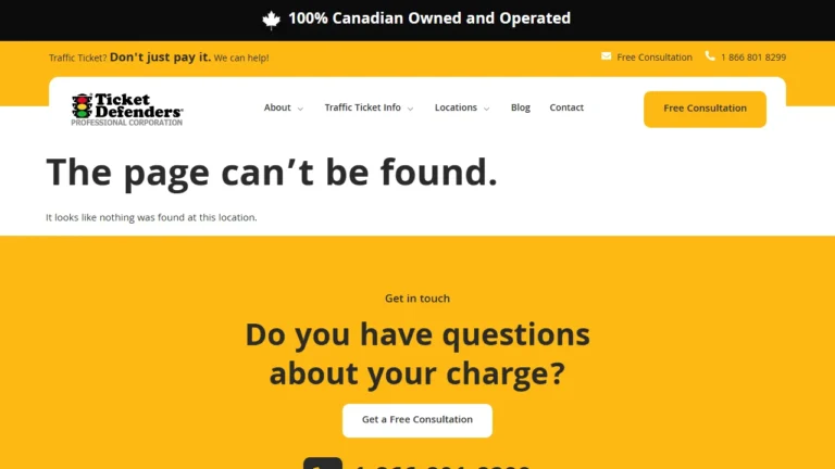 Ticket Defenders - Vaughan, ON Ticket Defenders - Vaughan, ON