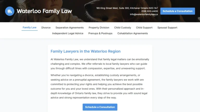 Waterloo Family Law - Kitchener, ON Waterloo Family Law - Kitchener, ON