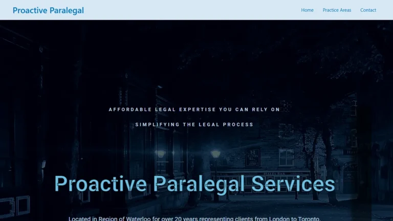Proactive Paralegal Services - Kitchener, ON Proactive Paralegal Services - Kitchener, ON