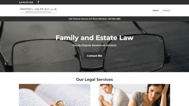 Kristen L. Hales, BA, LLB, Family & Estate Law - Windsor, ON Kristen L. Hales, BA, LLB, Family & Estate Law - Windsor, ON