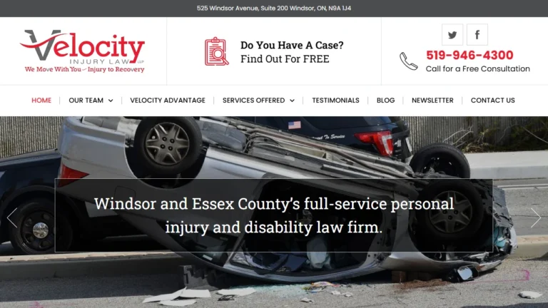 Velocity Injury Law LLP - Windsor, ON Velocity Injury Law LLP - Windsor, ON