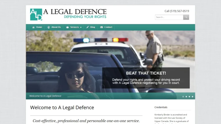 A Legal Defence - Windsor, ON