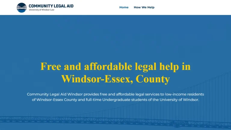 Community Legal Aid - University of Windsor - Windsor, ON Community Legal Aid - University of Windsor - Windsor, ON