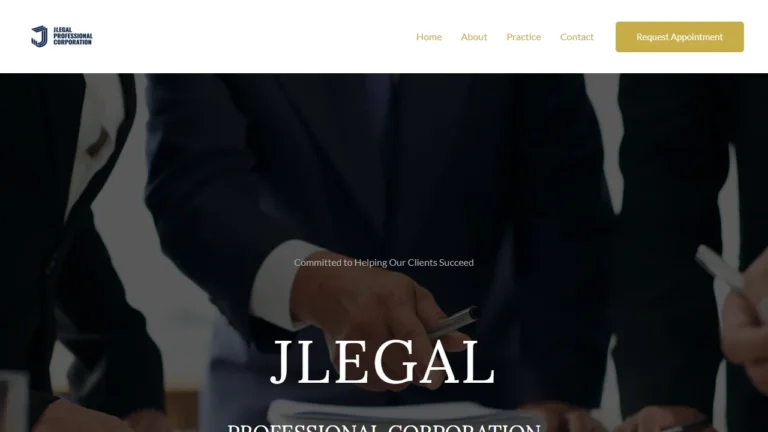 JLEGAL PROFESSIONAL CORPORATION - Oakville, ON JLEGAL PROFESSIONAL CORPORATION - Oakville, ON