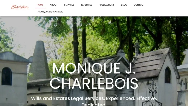 Monique J. Charlebois, MJC Legal Professional Corp - Oakville, ON Monique J. Charlebois, MJC Legal Professional Corp - Oakville, ON