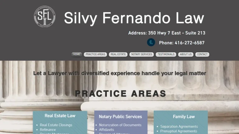 Silvy Fernando Law - Richmond Hill, ON Silvy Fernando Law - Richmond Hill, ON