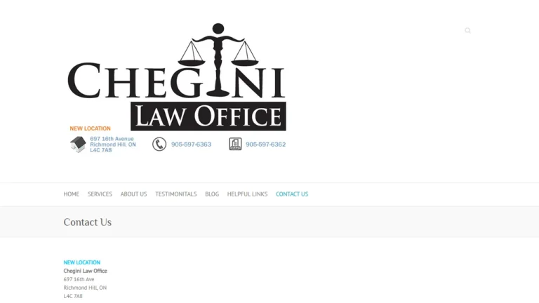 Chegini Law Office - Richmond Hill, ON Chegini Law Office - Richmond Hill, ON