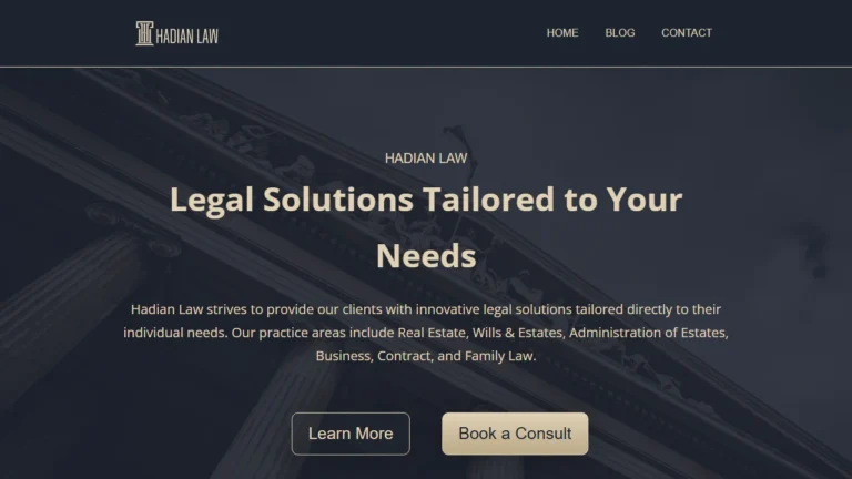 Hadian Law Professional Corporation - Richmond Hill, ON Hadian Law Professional Corporation - Richmond Hill, ON