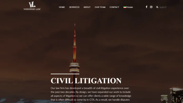 Vosooghi Law Professional Corporation - Richmond Hill, ON Vosooghi Law Professional Corporation - Richmond Hill, ON