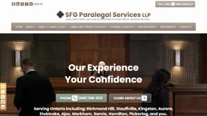 SFG Paralegal Services - Richmond Hill, ON SFG Paralegal Services - Richmond Hill, ON