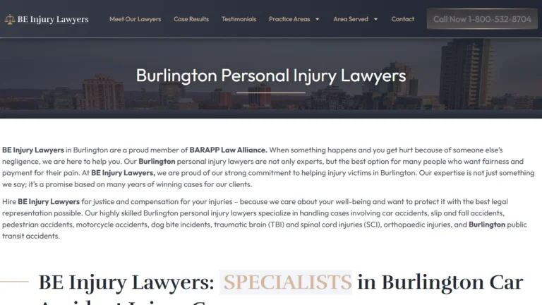 BE Personal Injury Lawyer - Burlington, ON BE Personal Injury Lawyer - Burlington, ON