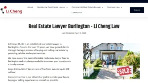 Li Cheng Business & Real Estate Law - Burlington, ON Li Cheng Business & Real Estate Law - Burlington, ON